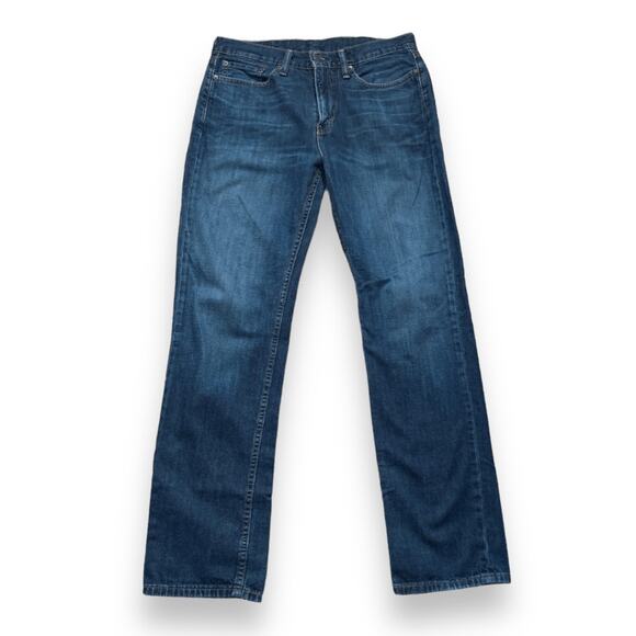 Levi's 514 Men's Blue Full Length Five Pocket Slim Straight Jeans Size W31 L32 - Picture 9 of 9